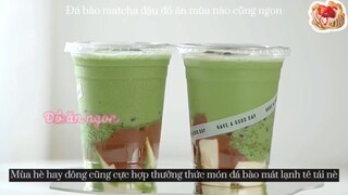 Pudding matcha siêu dễ & Đá bào matcha đậu đỏ ăn mùa nào cũng ngon 💕✨