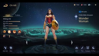 LIÊN QUÂN WONDER WOMAN MÙA 20 - TRANG BỊ, BẢNG NGỌC, PHÙ HIỆU VÀ CÁCH CHƠI