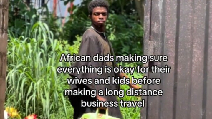 the sacrifices made by African Dads 💕💕💕