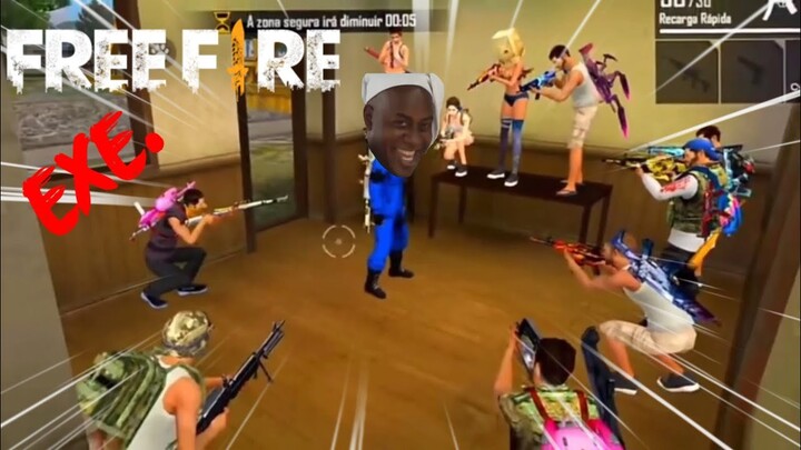 FREE FIRE momen lucu || JADI REY MISTERIO.EXE