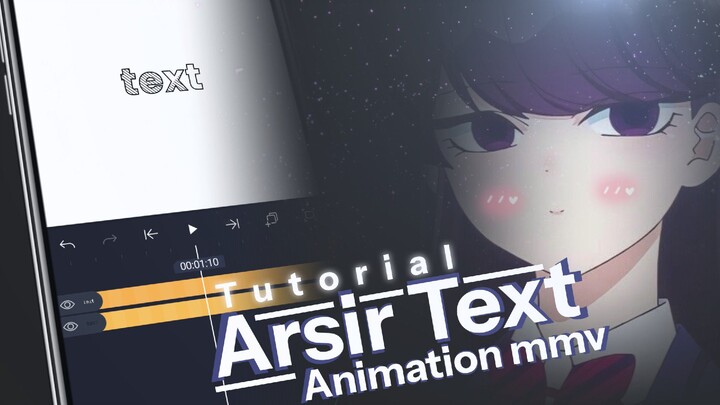 Tutorial Arsir / Scrible Text Animation Alight Motion - AMV