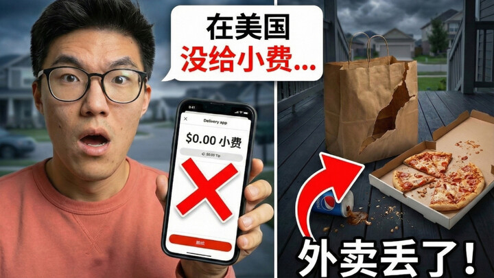 Đi Mỹ mà không tip cho nhân viên giao hàng thì sẽ ra sao? Anh chàng thử rồi nên ngoan ngay lập tức..