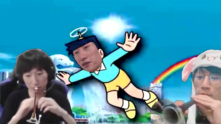 The BGM played when the electric baton showed off how far his horse was sent