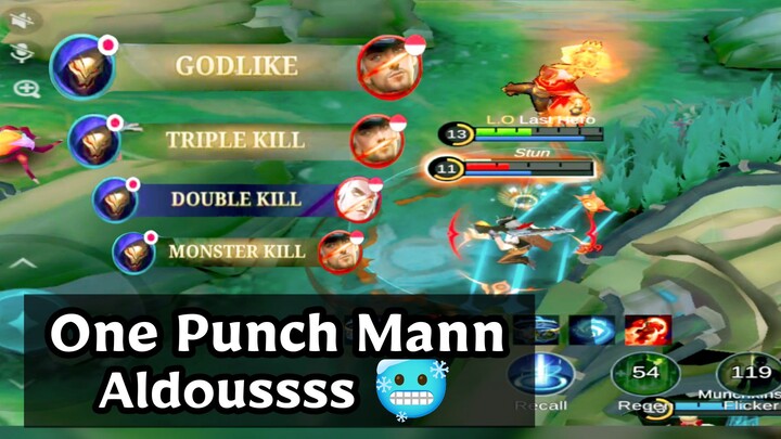 Aldous Terbang Musuh Kocar Kacir