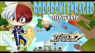 LVL 80 RODOROKI ENRAGED (SHOTO TODOROKI) SHOWCASE - ALL STAR TOWER DEFENSE