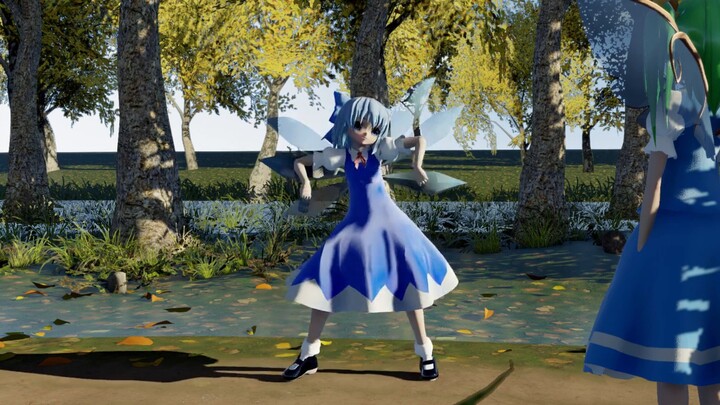 Cirno's courtship dance