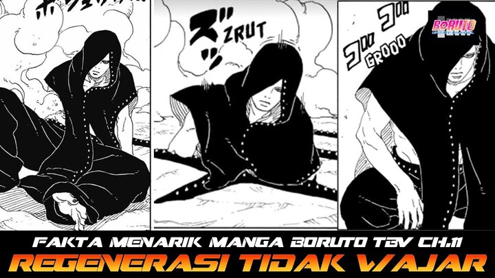 "REGENERASI HIDARI TIDAK WAJAR" FAKTA MENARIK MANGA BORUTO TWO BLUE VORTEX CHAPTER 11