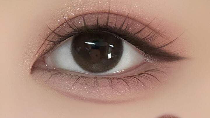 Mudah saja: Membuat riasan mata warna pink mawar kabut～