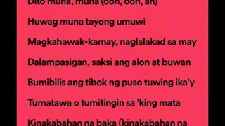 HUWAG MONA TAYONG UMUWI -BINI