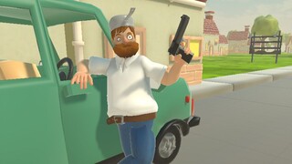 Kehidupan Akhir Dave di Plants vs. Zombies...? Game Mengemudi Dave Buatan Sendiri