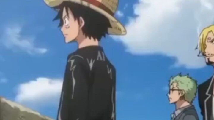 luffy menatap langit