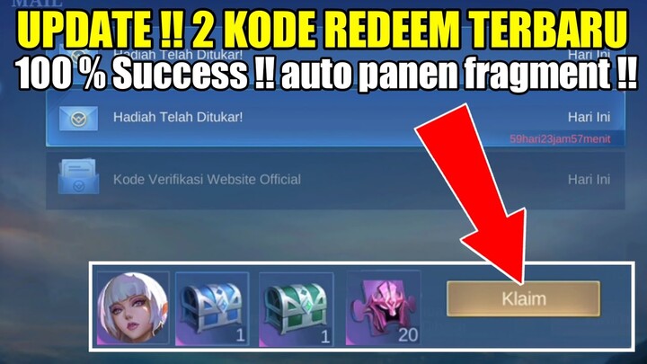 UPDATE || 2 KODE REDEEM TERBARU MOBILE LEGENDS