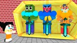 Monster School : Squid Game Doll Rip FNFA Freddy x  Huggy Wuggy w\ Baby Zombie - Minecraft Animation