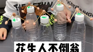 Let's make some peanut-shaped tumbler dolls with the kids—so much fun to eat and play at the same ti