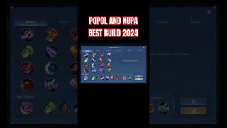 Popol and Kupa Best Build 2024 (Part 2) #shorts #mlbb