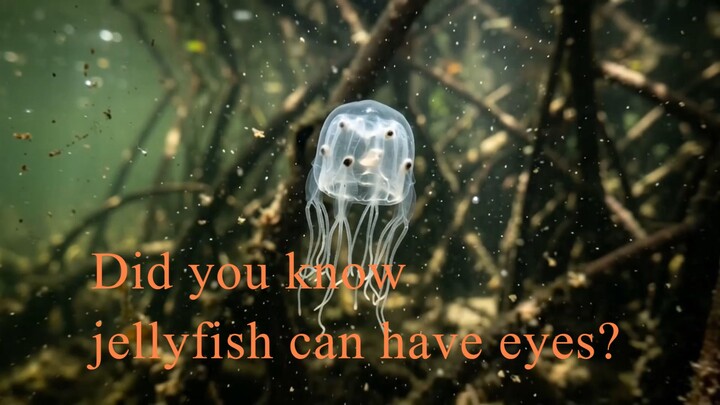 拥有24只眼睛的水母 | 箱水母的真实猎食行为 (Box Jellyfish's 24 Eyes | Real Hunting Behavior)
