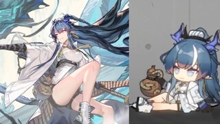 [ Arknights ] Semua jenis pose aneh dari operator baru - akan memasuki bab anggur