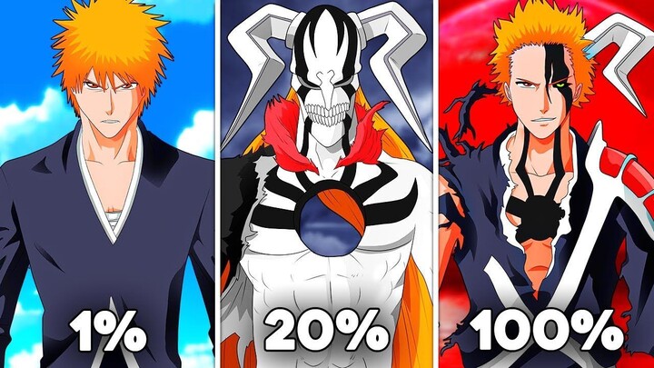 Top 10 Ichigo's STRONGEST Forms In Bleach (secret forms)