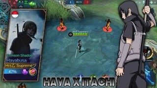 HAYABUSA SKIN SCRIPT AS ITACHI ANBU - MOBILE LEGENDS