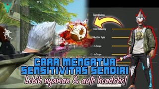 Cara setting sensitivitas sendiri nyaman & auto headshot - freefire batleground