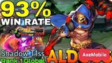 Aldous 93% Win Rate Build- Top 1 Global Aldous by Shadow T1ss- Mobile Legend