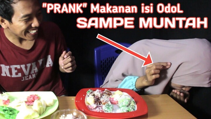 NGAKAK, Prank Mukbang - Klepon isi Odol & Istri Sampe Muntah