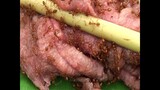 Món bò tái kiến vàng/ẩm thực độc đáo
