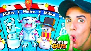 COMPLETO al 100% la NUEVA RULETA *NAVIDAD* de STUMBLE GUYS! 😱🎅