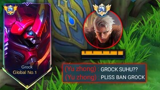 TOP GLOBAL GROCK KADANGIN YU ZHONG || CARA MAIN GROCK TERBARU 2024 || BUILD TERSAKIT GROCK 2024