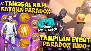 KATANA PARADOX AKHIRNYA RILIS !! Bocoran Bonus Top Up Terbaru & Tampilan Event The Paradox Indonesia