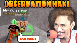 Blox Fruits #5 - Kunin Ang Observation Haki, Ito Nangyare | Paano Makuha Ang Observation Haki