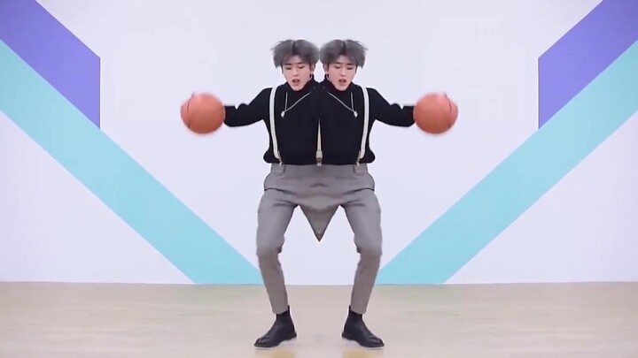 【DSSQ】Cai Xukun playing basketball mirror