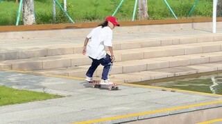 تحدي القفز المتواصل عبر النهر