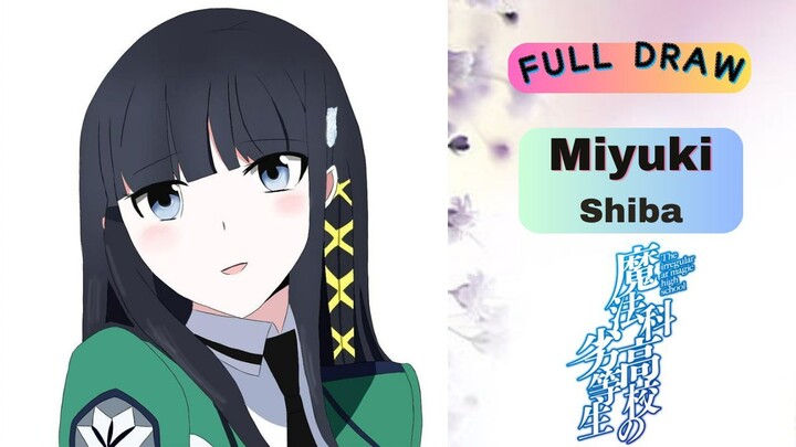 Miyuki adalah siswi berbakat di sekolah dan sangat menyayangi abangnya 🥰