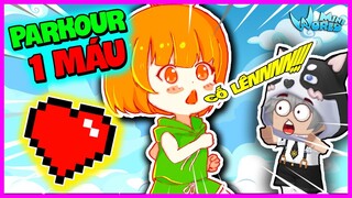 NOOB KAMUI 1 MÌNH THÀNH CÔNG VƯỢT QUA MAP PARKOUR 1 MÁU SIÊU KHÓ | THỬ THÁCH 24H PARKOUR MINI WORLD