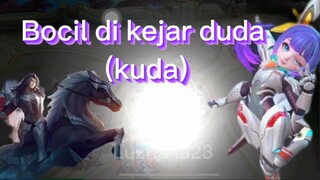 Bocil dikejar duda (kuda)