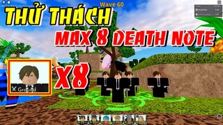 Thử Thách Nâng Cấp Max 8 Death Note Trong Infinity | ALL STAR TOWER DEFENSE