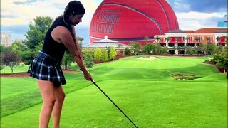 บอลลูนจอภาพขนาดยักษ์ในลาสเวกัส บาสเกตบอลขนาดมหึมา