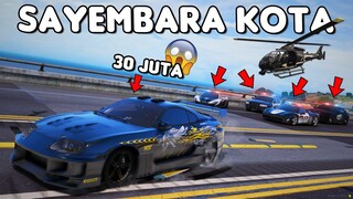 SAYEMBARA KOTA DIKEJAR POLISI - GTA 5 ROLEPLAY