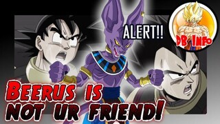 JANGAN DIANDALKAN!! Beerus adalah boss mafia penghancur yang memelihara villains