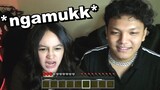 Gw AJARIN ! CEWE CANTIK INI Main Minecraft ... *GW PRANK DIKIT AWOKAWKO* w/@WulandariU