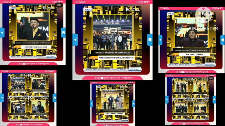 Indonesian Television Awards 2023 RCTI GTV Kartun Indo Id (25 September 2023)