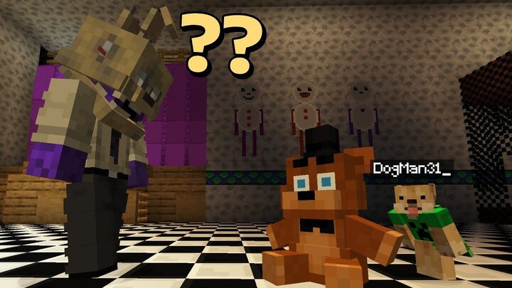 ESCONDIDAS en la PIZZERIA de FNAF en MINECRAFT 🍕