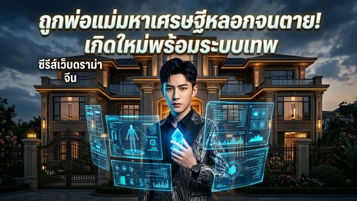 ถูกพ่อแม่มหาเศรษฐีหลอกจนตาย! เกิดใหม่พร้อมระบบเทพ