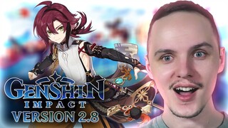 GENSHIN IMPACT Fan Reacts to VERSION 2.8 trailer!!!