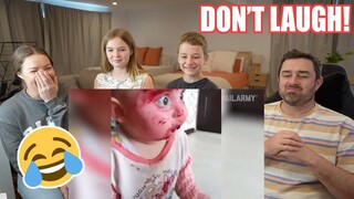 New Zealand Family Does Try Not to Laugh Challenge Part 2! (IMPOSSIBLE)