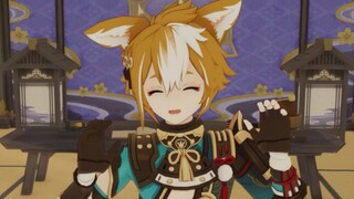 [เก็นชินอิมอิมแพกต์MMD/五郎] น้องหมาหูห้อยยังยิ้มน่ารักที่สุด!!!