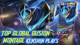 KILL OR DIE TOP GLOBAL GUSION MONTAGE FAST COMBO KENSHIN PLAYS | MOBILE LEGENDS