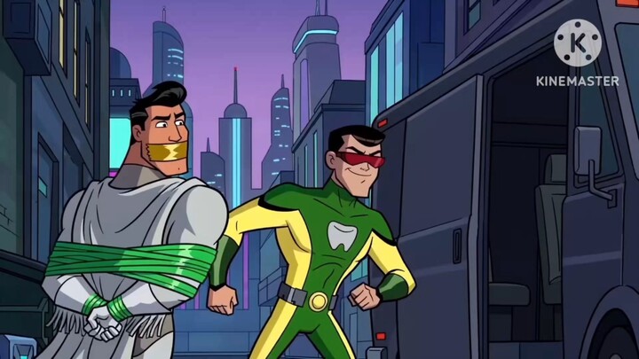 matter eater lad ăn thịt hắn ta metro man bị trói bịt miệng băng keo xong nuốt chửng rất ngon.