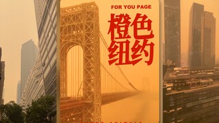 受加拿大山火影响，纽约今日变成了橙色